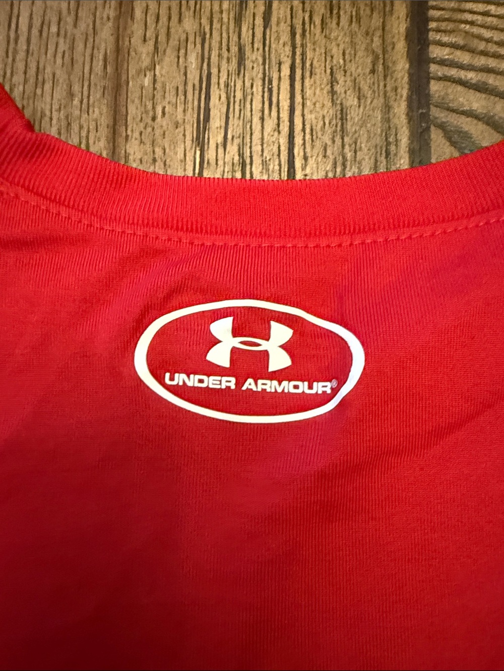 Under Armour Red Short-Sleeve Graphic Performance Tee - Picture 5 of 5